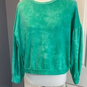 Fate Vibrant Green cropped sweatshirt
